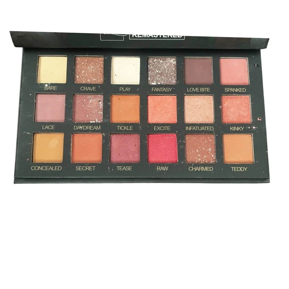 BZ BEAUZY Rose Gold Palette Remastered 18 Color Eyeshadow Matte Shimmer Metallic